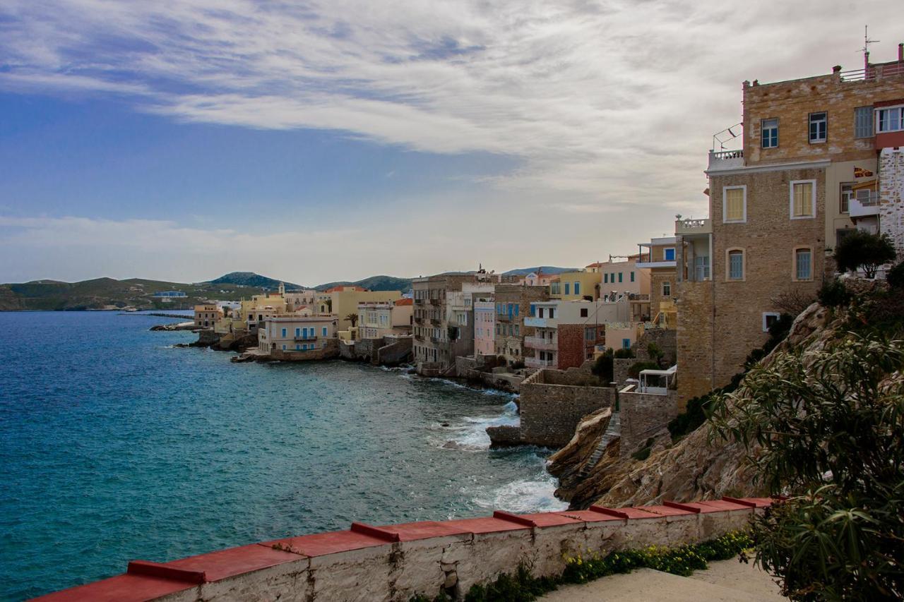 Mother'S House In Syros Aegean Sea Posidhonía Exterior foto